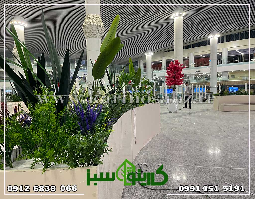 اجرای فلاورباکس و گیاه مصنوعی