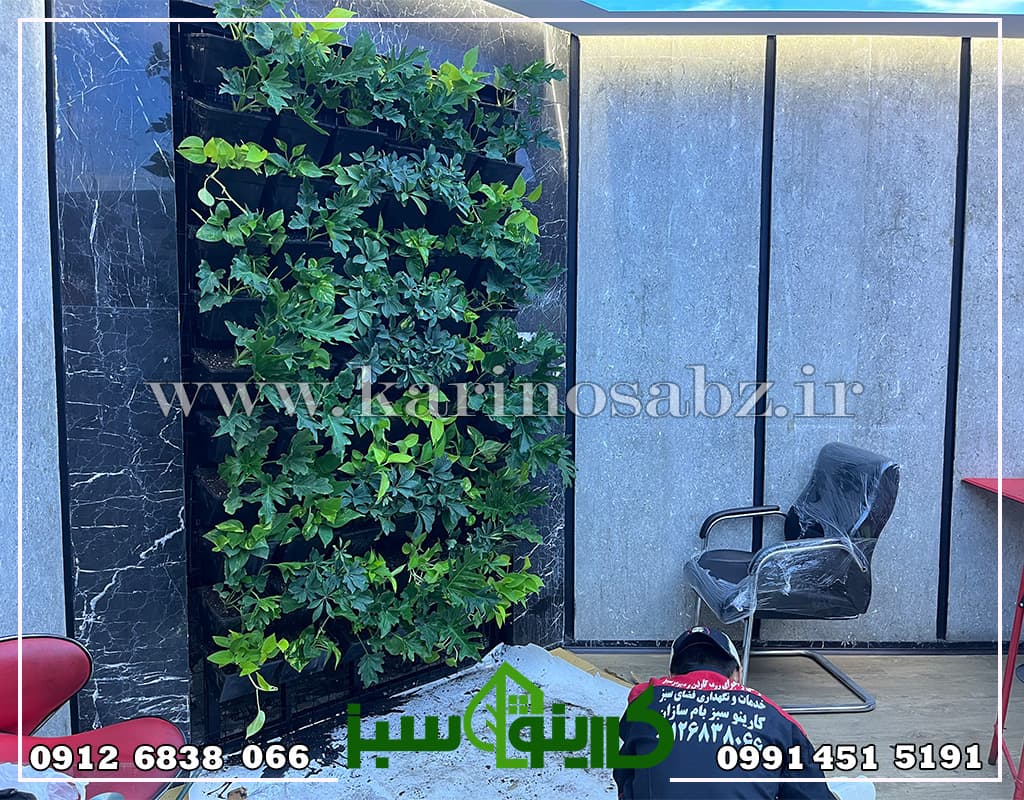 پروژه دیوار سبز طبیعی
