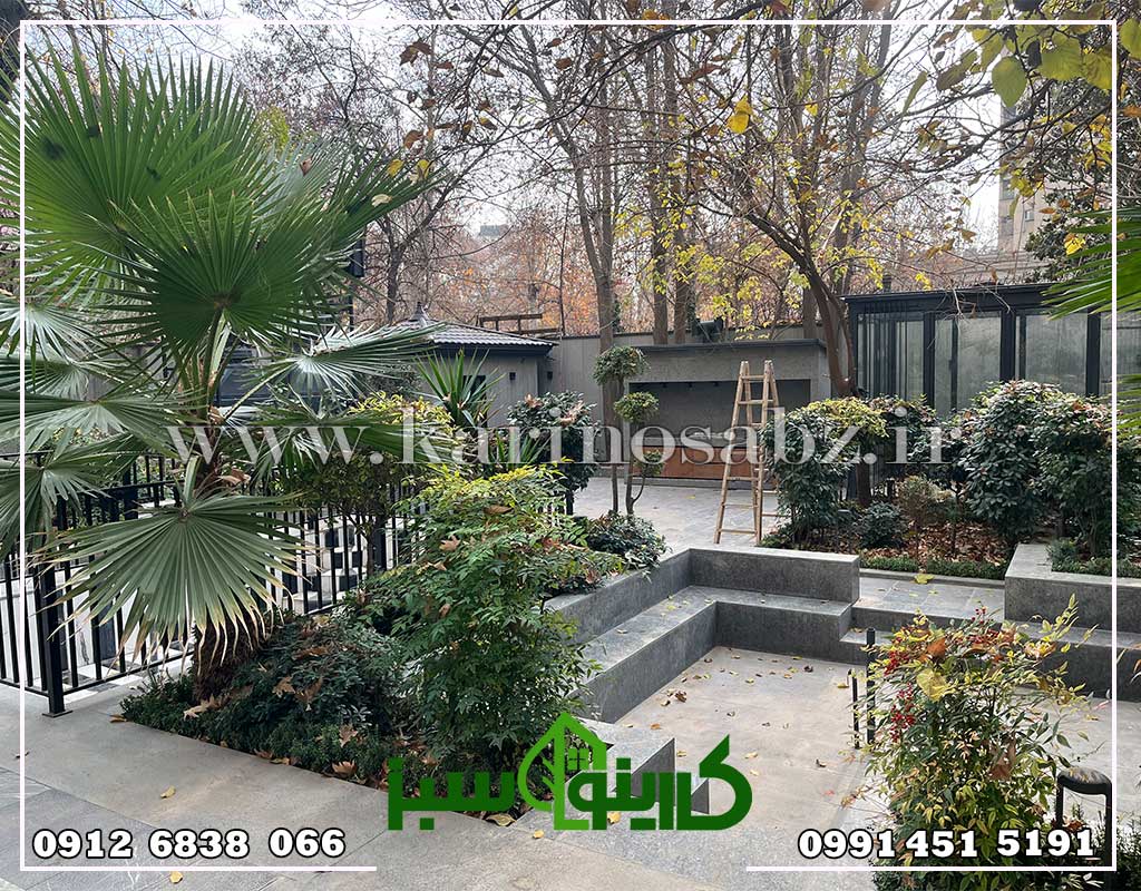 طراحی و اجرای فضای سبز