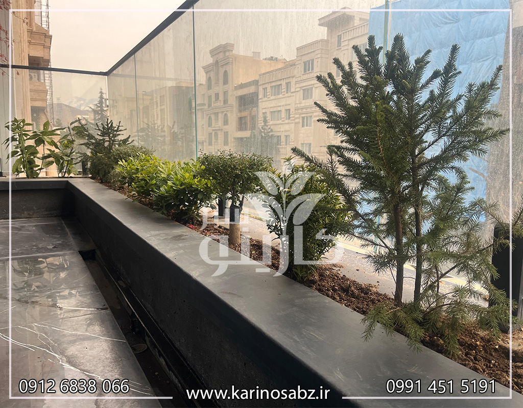 اجرای باغچه مینیمال