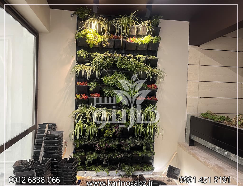 دیوار سبز طبیعی بیرونی