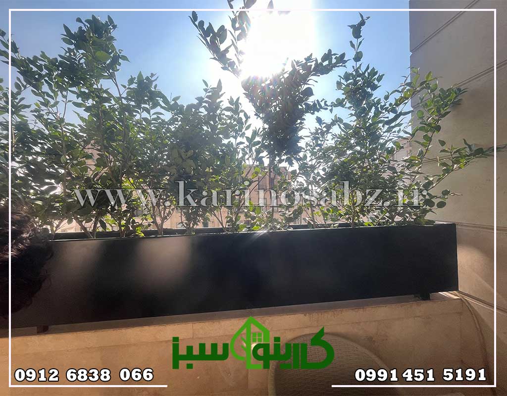 طراحی پروژه فلاورباکس فلزی