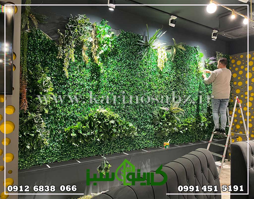 اجرای دیوار سبز ترکیبی