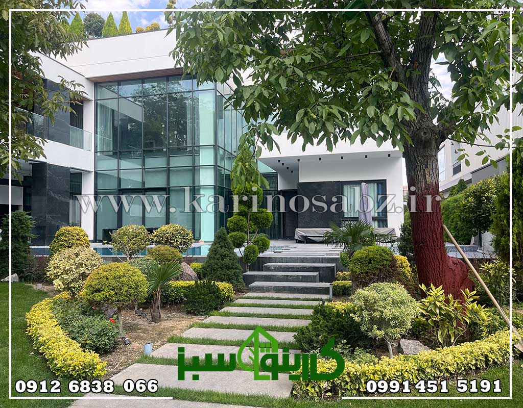 طراحی و اجرای فضای سبز