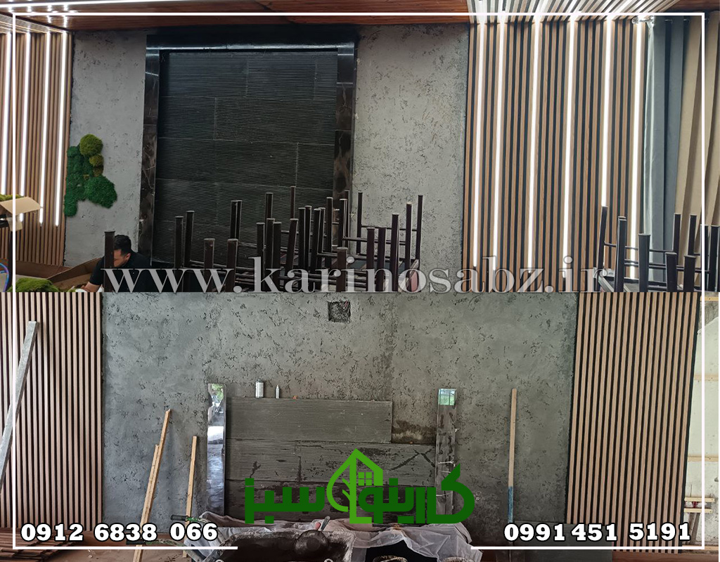 اجرای آبنما دیواری ، پروژه های آبنما